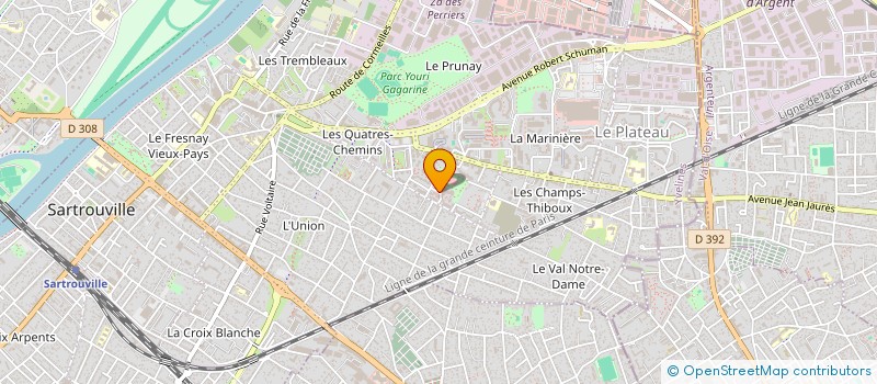 localisation de l'entreprise MADAME ILEANA DONTU à SARTROUVILLE