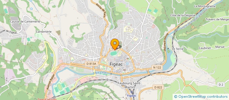 localisation de l'entreprise MADAME ILEANA-MIHAELA BUCATEA  FIGEAC