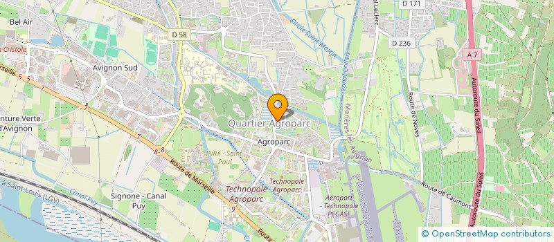 localisation de l'entreprise MADAME ILEANA MOISE  AVIGNON