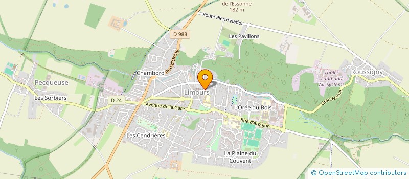 localisation de l'entreprise MADAME ILEANA RAQUIN  LIMOURS