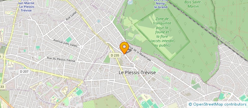 localisation de l'entreprise MADAME ILEF BOUMEFTAH  LE PLESSIS-TREVISE