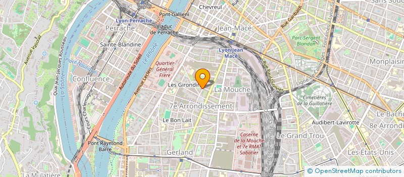 localisation de l'entreprise MADAME ILENA CAILLAUD  LYON