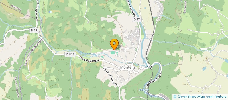 localisation de l'entreprise MADAME ILENYS SDOUR-FORT  MONTEILS