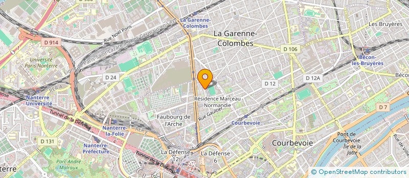 localisation de l'entreprise MADAME ILHAM ABADI à COURBEVOIE