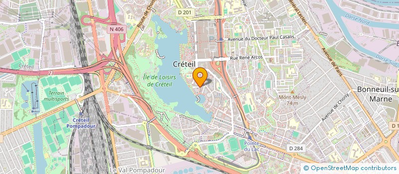 localisation de l'entreprise MADAME ILHAM AHMED à CRETEIL
