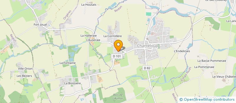 localisation de l'entreprise MADAME ILHAM AMER  CHANTELOUP