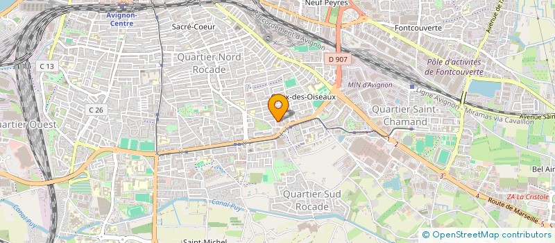 localisation de l'entreprise MADAME ILHAM ATMANI  AVIGNON