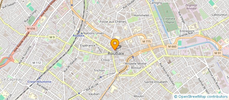 localisation de l'entreprise MADAME ILHAM BAKHRI à ROUBAIX