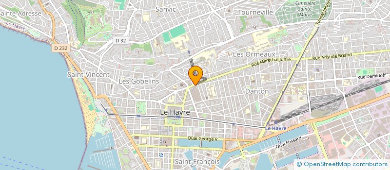 localisation de l'entreprise MADAME ILHAM BELAID à LE HAVRE