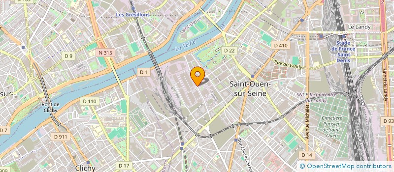 localisation de l'entreprise MADAME ILHAM BELKHO à SAINT-OUEN-SUR-SEINE