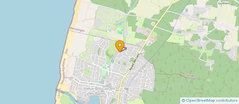 localisation de l'entreprise MADAME ILHAM BENGELLOUN  VIEUX-BOUCAU-LES-BAINS