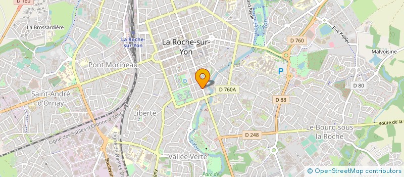 localisation de l'entreprise MADAME ILHAM BENHMIDOU à LA ROCHE-SUR-YON