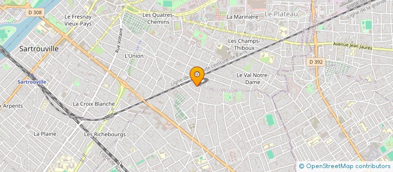 localisation de l'entreprise MADAME ILHAM CHARROUF  HOUILLES