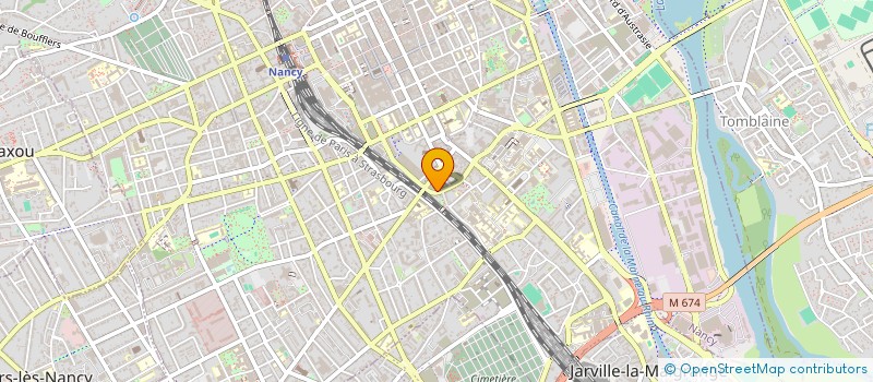 localisation de l'entreprise MADAME ILHAM EL HYAT  NANCY