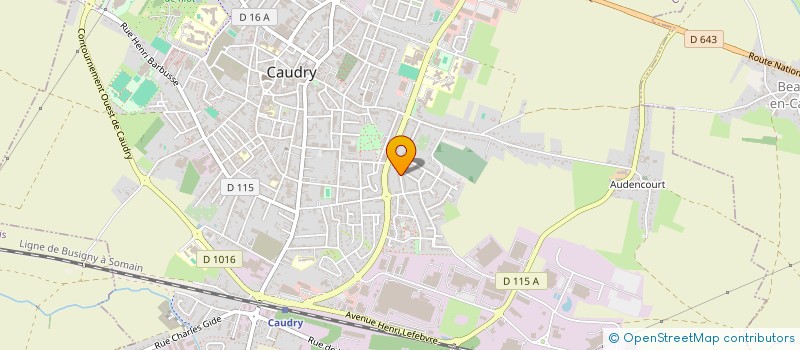 localisation de l'entreprise MADAME ILHAM EL YOUBI  CAUDRY