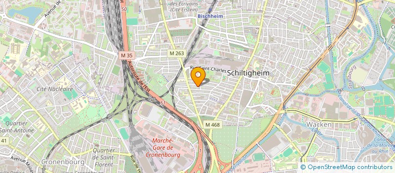 localisation de l'entreprise MADAME ILHAM ELMOKHTARI  SCHILTIGHEIM