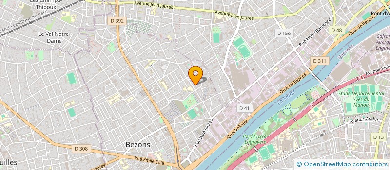 localisation de l'entreprise MADAME ILHAM GUETTARI  BEZONS