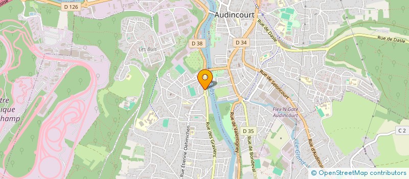 localisation de l'entreprise MADAME ILHAM HASSAM  VALENTIGNEY