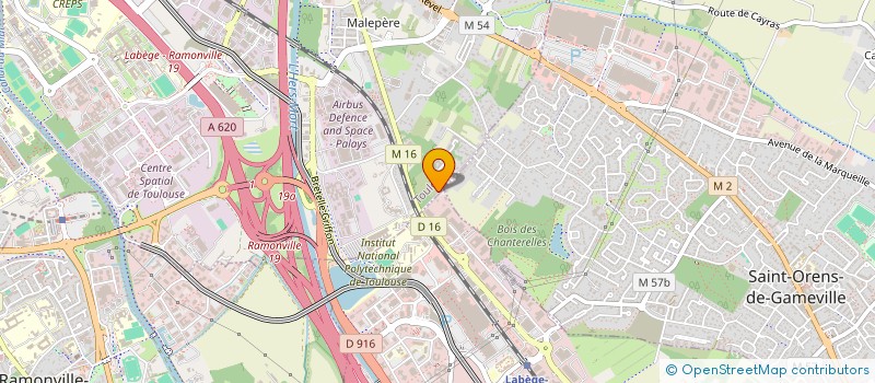 localisation de l'entreprise MADAME ILHAM KERFALI  TOULOUSE