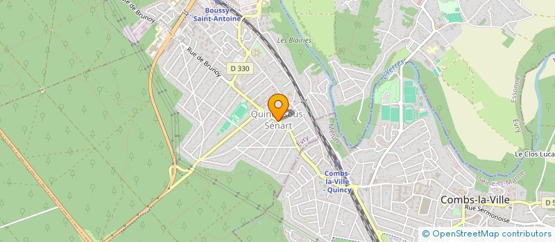 localisation de l'entreprise MADAME ILHAM KRIFIF  QUINCY-SOUS-SENART