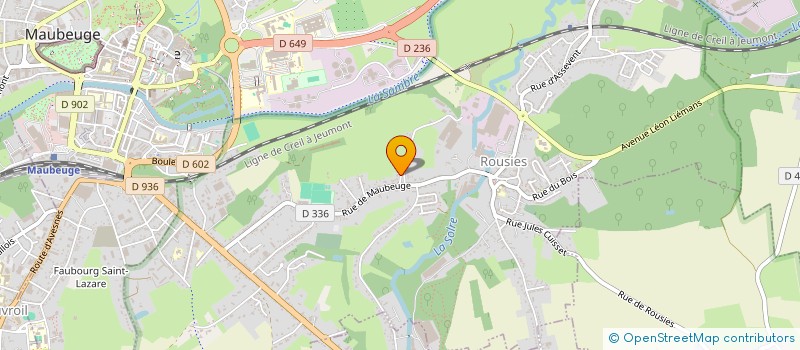 localisation de l'entreprise MADAME ILHAM LATEF  ROUSIES