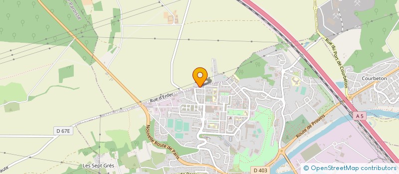 localisation de l'entreprise MADAME ILHAM MANKAB  MONTEREAU-FAULT-YONNE