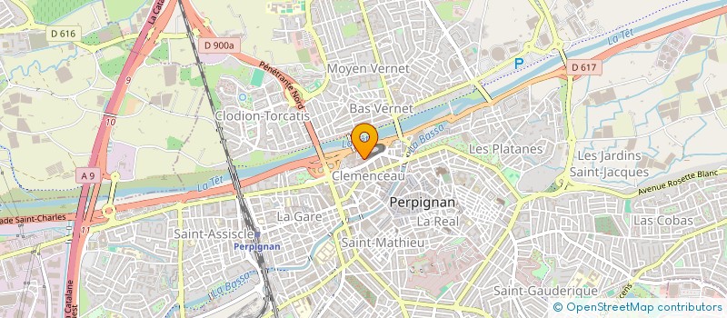 localisation de l'entreprise MADAME ILHAM MORCHID  PERPIGNAN