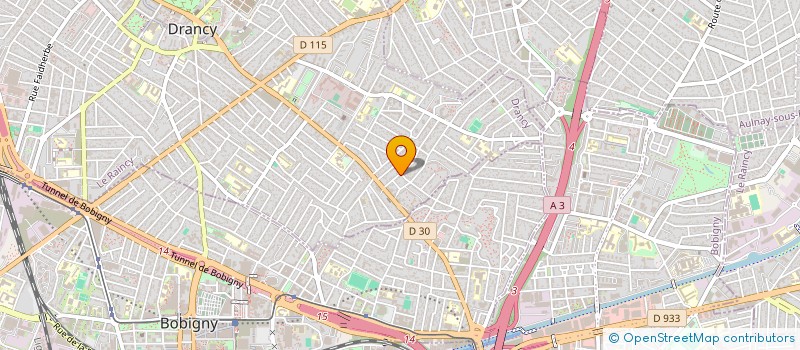 localisation de l'entreprise MADAME ILHAM MOUADDEN  DRANCY