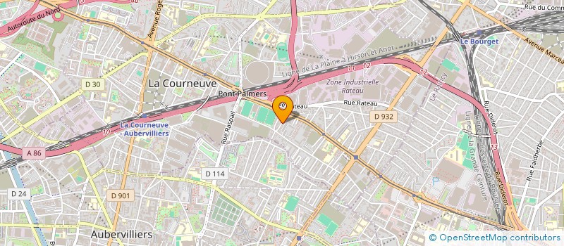 localisation de l'entreprise MADAME ILHAM MOUZARINE à LA COURNEUVE