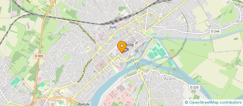 localisation de l'entreprise MADAME ILHAM MRANI ALAOUI à DOLE