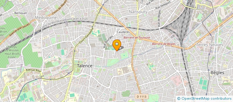 localisation de l'entreprise MADAME ILHAM OULAL  TALENCE