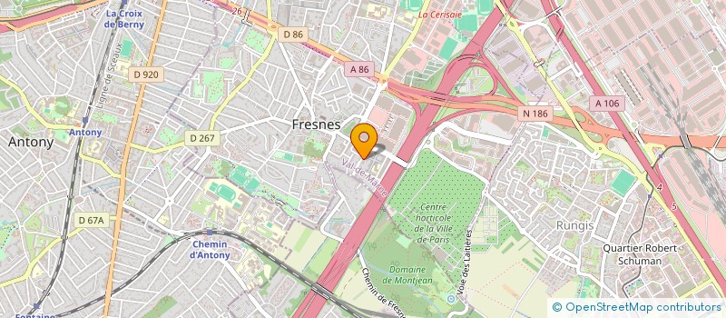 localisation de l'entreprise MADAME ILHAM RACHDY  FRESNES