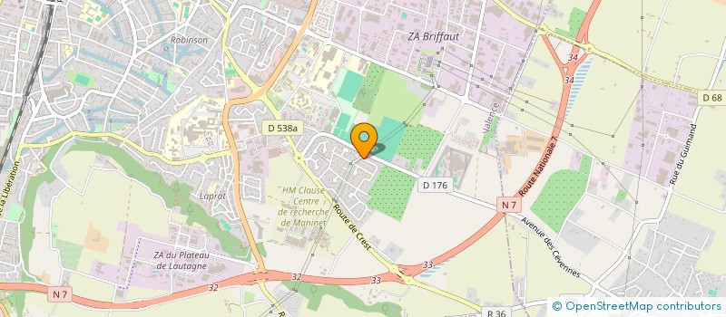 localisation de l'entreprise MADAME ILHAM SABIR  VALENCE