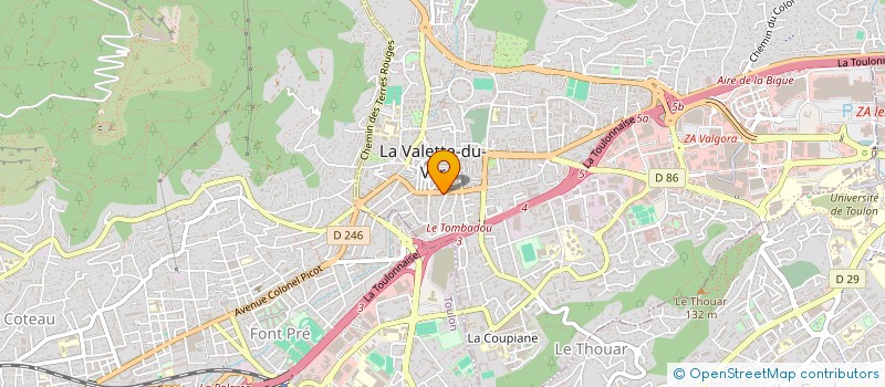 localisation de l'entreprise MADAME ILHAM SAFIEDDINE  LA VALETTE-DU-VAR