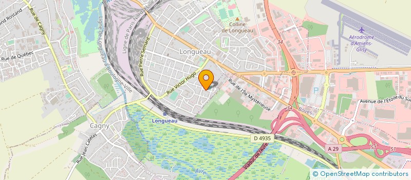 localisation de l'entreprise MADAME ILHAM TIGHAZRATI  LONGUEAU