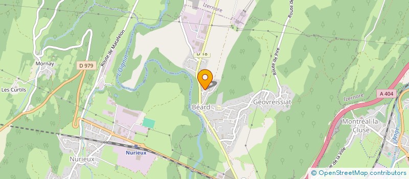 localisation de l'entreprise MADAME ILHAM ZEROUAL  BEARD-GEOVREISSIAT