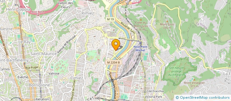 localisation de l'entreprise MADAME ILHAME BAHOUR à NICE