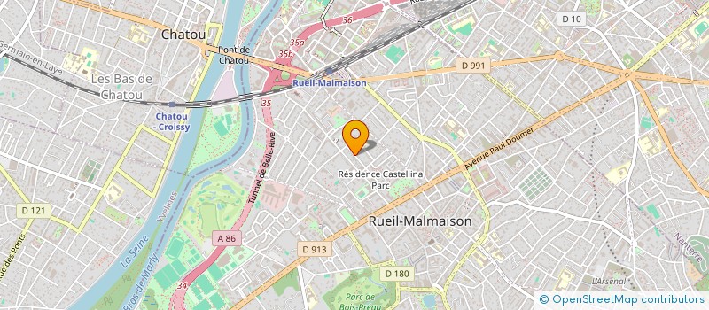 localisation de l'entreprise MADAME ILHAME BEKKOUCHE à RUEIL-MALMAISON