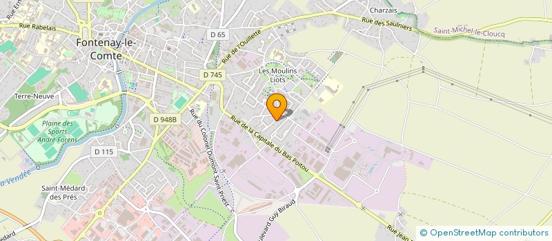 localisation de l'entreprise MADAME ILHAME BEN DAOU  FONTENAY-LE-COMTE