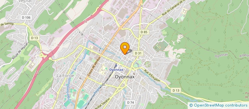 localisation de l'entreprise MADAME ILHAME FAHMANI à OYONNAX