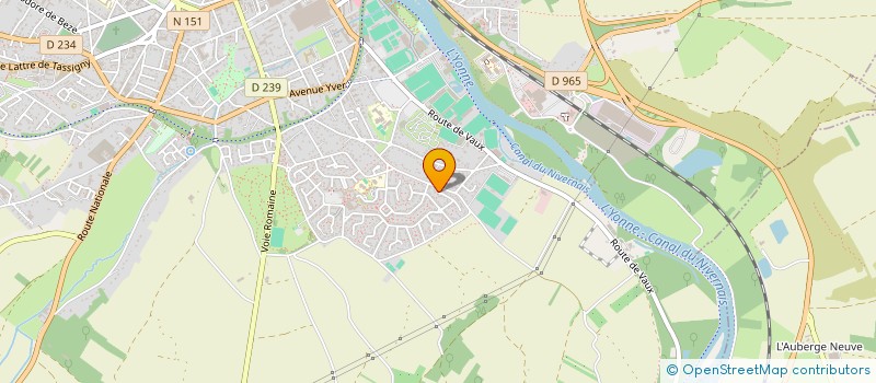 localisation de l'entreprise MADAME ILHAME KHARBACH à AUXERRE