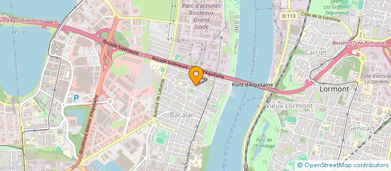 localisation de l'entreprise MADAME ILHAME LACHEHAB  BORDEAUX