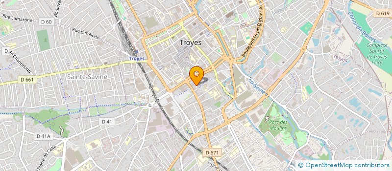 localisation de l'entreprise MADAME ILHAME RABBOUH  TROYES