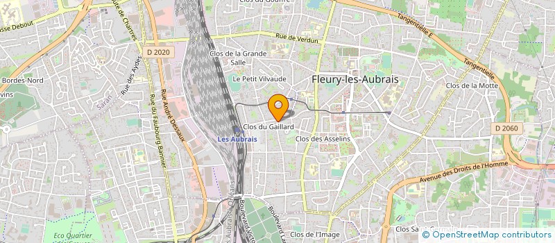 localisation de l'entreprise MADAME ILHAME RACHDANI à FLEURY-LES-AUBRAIS