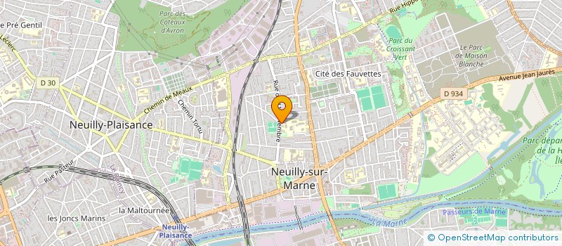 localisation de l'entreprise MADAME ILHAME TALLALINE à NEUILLY SUR MARNE
