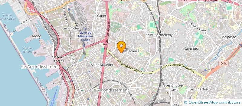 localisation de l'entreprise MADAME ILHAME TEMIMI à MARSEILLE