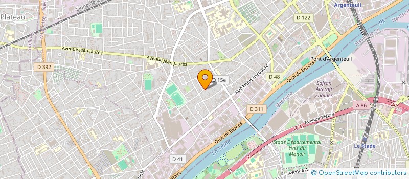 localisation de l'entreprise MADAME ILHANA YASAR  ARGENTEUIL