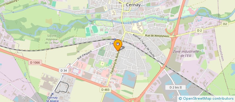 localisation de l'entreprise MADAME ILHEM AMIOUR  CERNAY