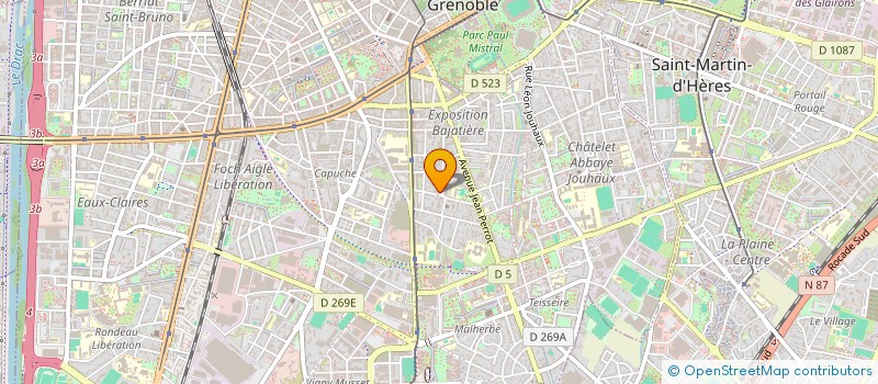 localisation de l'entreprise MADAME ILHEM DIB  GRENOBLE