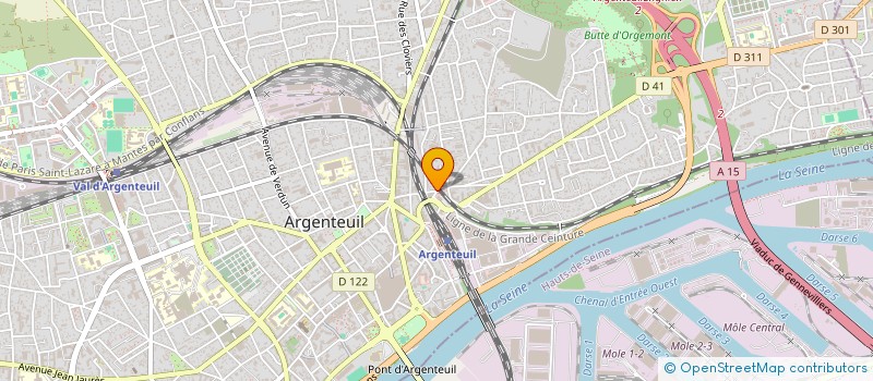 localisation de l'entreprise MADAME ILHEM ELEFI  ARGENTEUIL